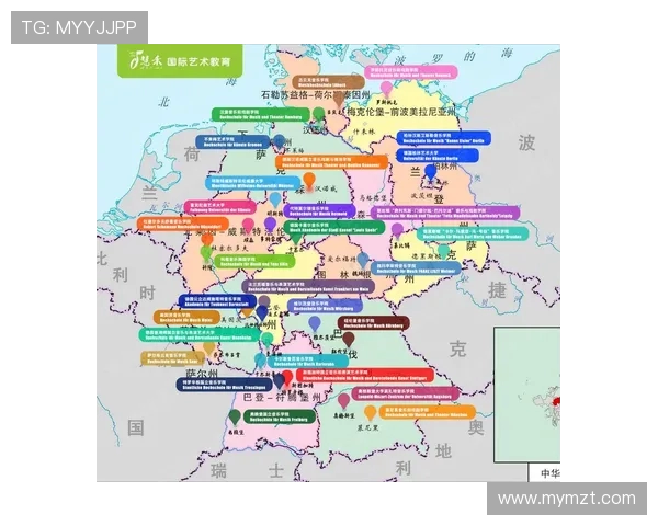 德甲球队高清地图及地理分布展示 德甲球队高清地图及地理分布展示